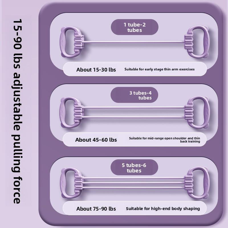 Resistance Band-8-Shaped Trainingband, Suitable for Men and Women, Arm Resistance Band.Chest Expander, Suitable for Yoga Fitness