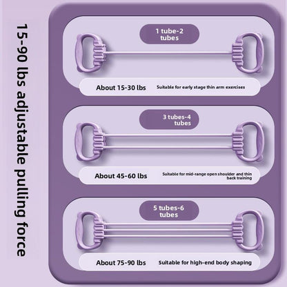 Resistance Band-8-Shaped Trainingband, Suitable for Men and Women, Arm Resistance Band.Chest Expander, Suitable for Yoga Fitness