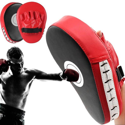 Adjustable Strap Curved Boxing Hand Target Training Curved Baffle EVA PU Leather 5-Finger Hand Target