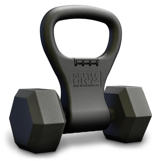 Kettle Gryp - Dumbbell to Kettlebell Converter - the Original, as Seen on Shark Tank